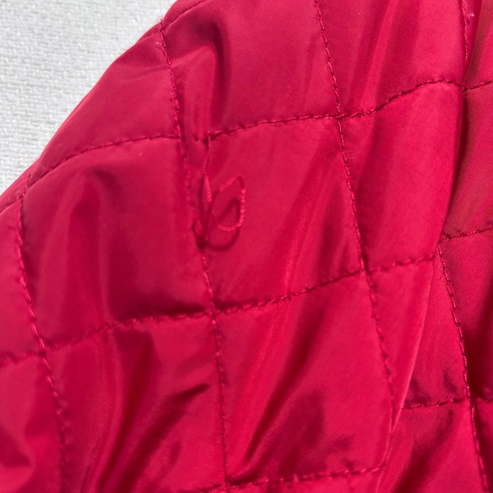 Lauren Ralph Lauren Quilted Jacket Red Size Small Snap Button Pockets RL‎ Logo - Picture 8 of 8